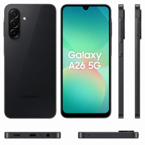 📱 Samsung Galaxy A26 5G – 128 Go – Noir – Reconditionné –