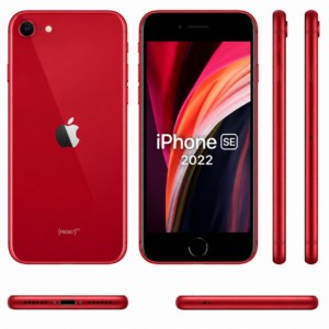 Apple iPhone SE 3ème génération – 64 Go – Rouge – Reconditionné – Grade B