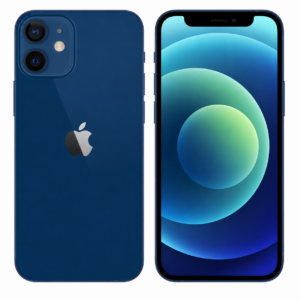 Apple iPhone 12 Mini – 128 Go – Bleu – Reconditionné  –  Batterie neuve