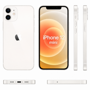 Apple iPhone 12 Mini – 128 Go – Blanc – Reconditionné  –  Batterie neuve